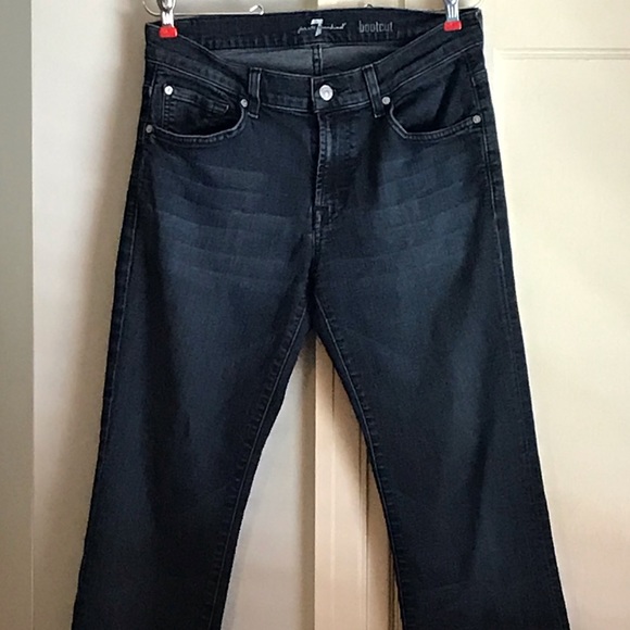7 FOR ALL MANKIND DARK DENIM SIZE 31 x 30 - Picture 3 of 6